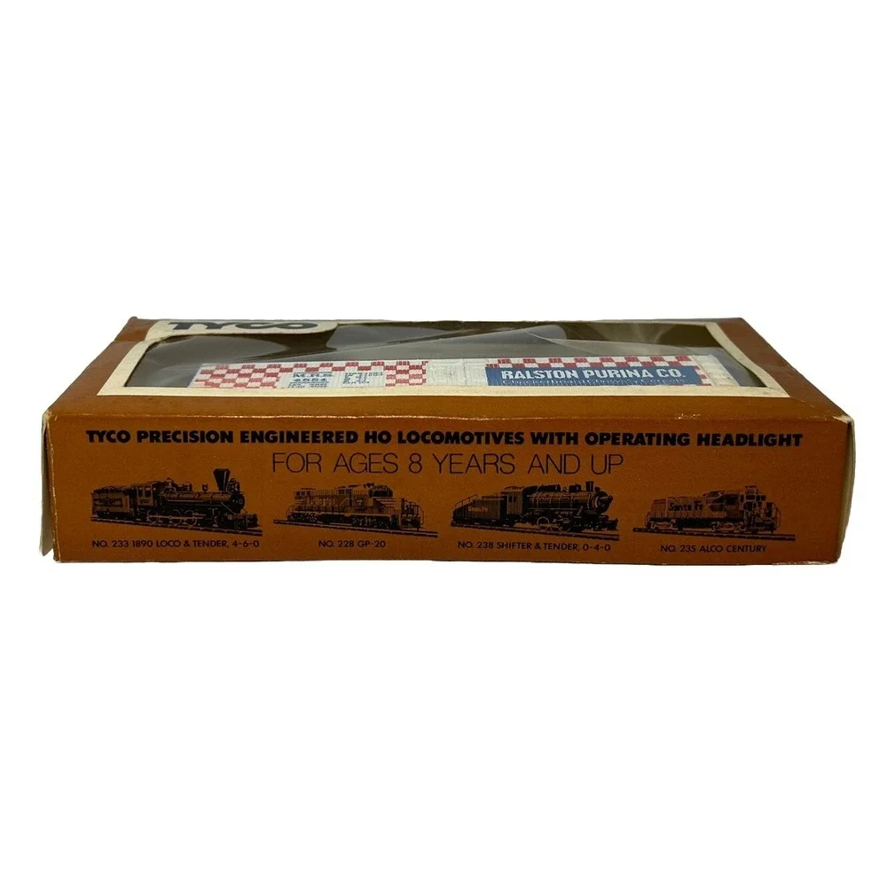 Tyco HO‎ Ralston Purina Dog Food 40' Billboard Reefer Box Car #355E With Box